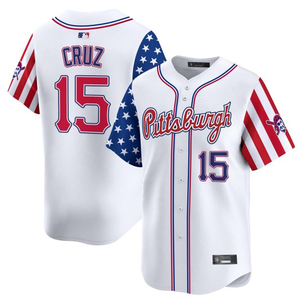Men's Pittsburgh Pirates 2025 Independence Day Vapor Premier Limited Jersey - All Stitched - Image 3