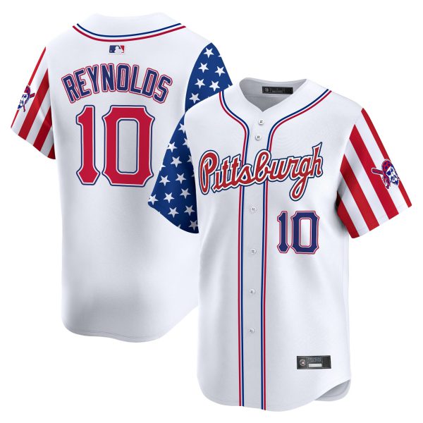 Men's Pittsburgh Pirates 2025 Independence Day Vapor Premier Limited Jersey - All Stitched - Image 4