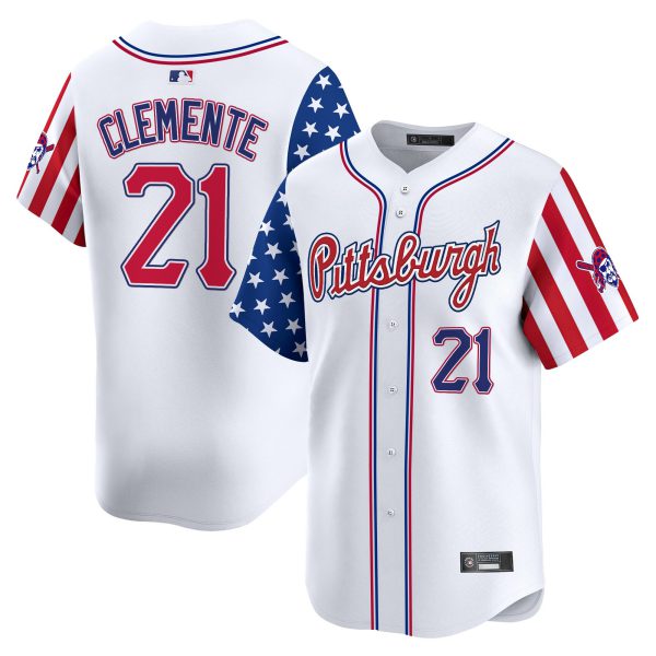 Men's Pittsburgh Pirates 2025 Independence Day Vapor Premier Limited Jersey - All Stitched - Image 5
