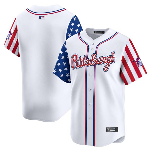 Men's Pittsburgh Pirates 2025 Independence Day Vapor Premier Limited Jersey - All Stitched - Image 9