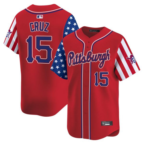 Men's Pittsburgh Pirates 2025 Independence Day Vapor Premier Limited Jersey - All Stitched - Image 12