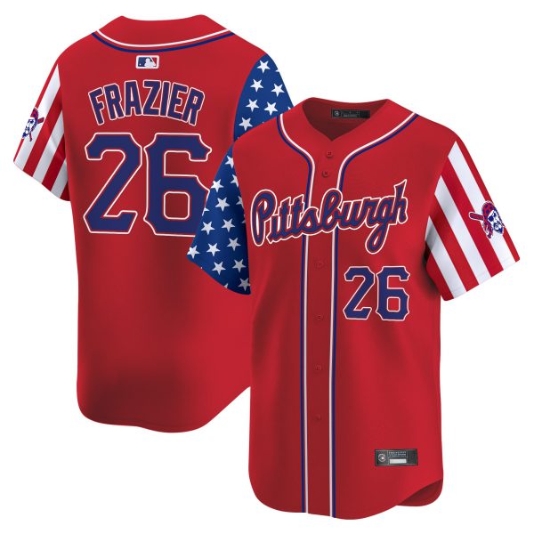 Men's Pittsburgh Pirates 2025 Independence Day Vapor Premier Limited Jersey - All Stitched - Image 16