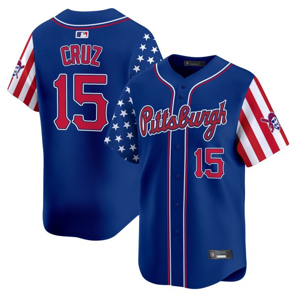 Men's Pittsburgh Pirates 2025 Independence Day Vapor Premier Limited Jersey - All Stitched - Image 21