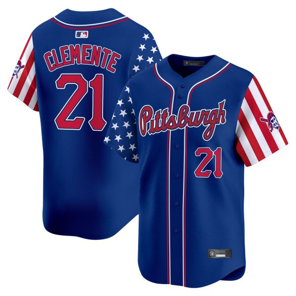 Men's Pittsburgh Pirates 2025 Independence Day Vapor Premier Limited Jersey - All Stitched - Image 23