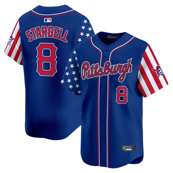 Men's Pittsburgh Pirates 2025 Independence Day Vapor Premier Limited Jersey - All Stitched - Image 26