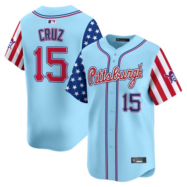 Men's Pittsburgh Pirates 2025 Independence Day Vapor Premier Limited Jersey - All Stitched - Image 30
