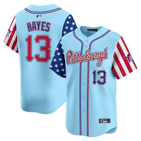 Men's Pittsburgh Pirates 2025 Independence Day Vapor Premier Limited Jersey - All Stitched - Image 33