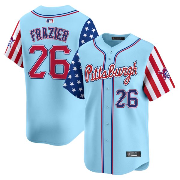 Men's Pittsburgh Pirates 2025 Independence Day Vapor Premier Limited Jersey - All Stitched - Image 34