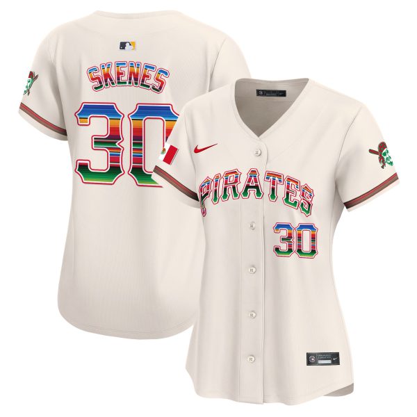 Women's Pittsburgh Pirates Mexico Vapor Premier Limited Jersey - All Stitched - Image 4