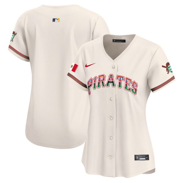 Women's Pittsburgh Pirates Mexico Vapor Premier Limited Jersey - All Stitched - Image 7