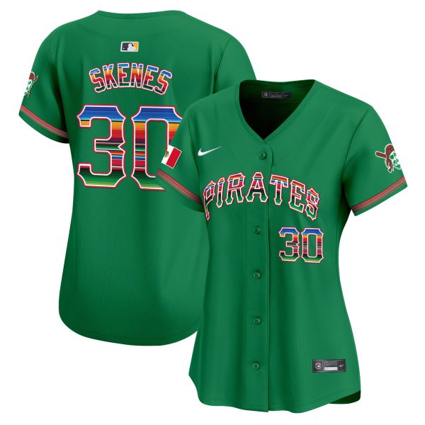 Women's Pittsburgh Pirates Mexico Vapor Premier Limited Jersey - All Stitched - Image 25