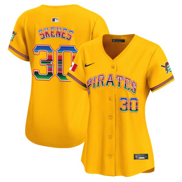Women's Pittsburgh Pirates Mexico Vapor Premier Limited Jersey - All Stitched - Image 32