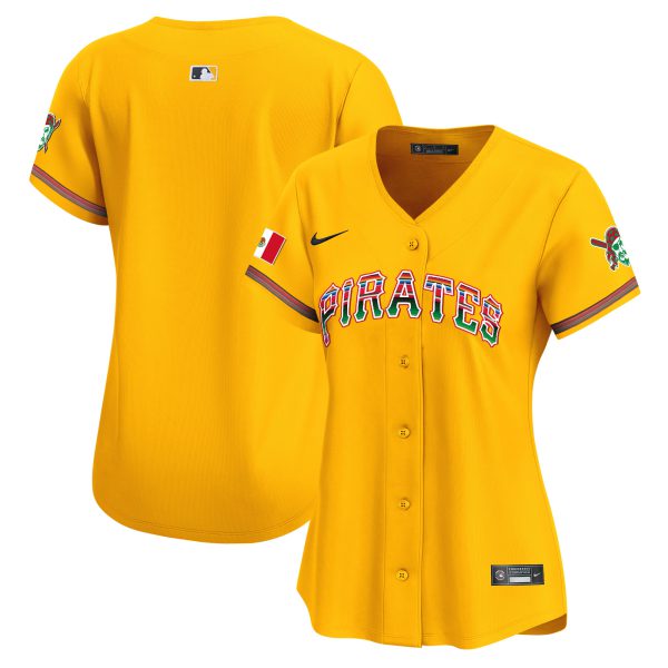 Women's Pittsburgh Pirates Mexico Vapor Premier Limited Jersey - All Stitched - Image 35