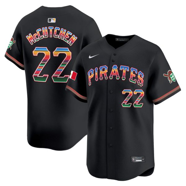 Men's Pittsburgh Pirates Mexico Vapor Premier Limited Jersey - All Stitched - Image 16