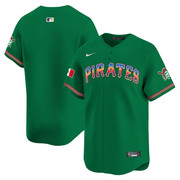 Men's Pittsburgh Pirates Mexico Vapor Premier Limited Jersey - All Stitched - Image 28