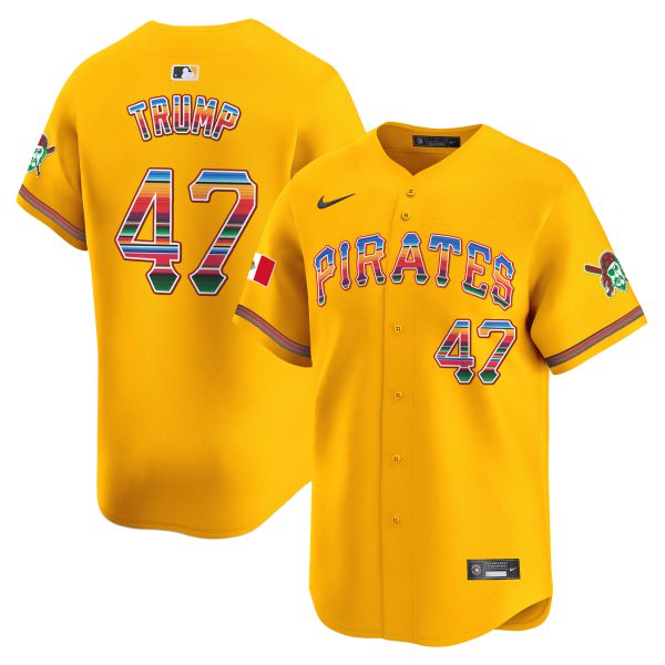 Men's Pittsburgh Pirates Mexico Vapor Premier Limited Jersey - All Stitched - Image 34