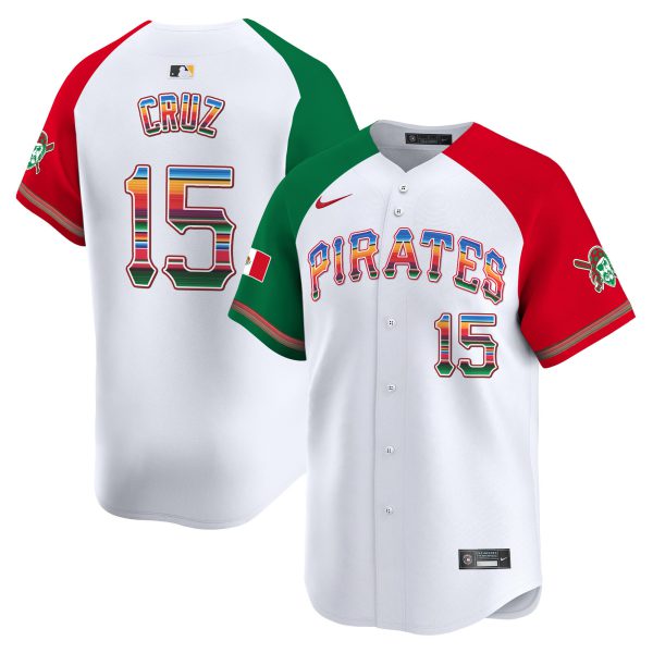Men's Pittsburgh Pirates Mexico Vapor Premier Limited Jersey - All Stitched - Image 38