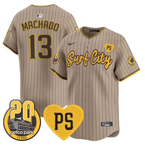 Men's Padres “For Peter” & Petco Park 20th Patch Vapor Premier Limited Jersey V3 - All Stitched - Image 16