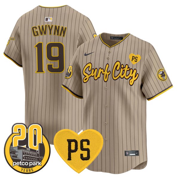 Men's Padres “For Peter” & Petco Park 20th Patch Vapor Premier Limited Jersey V3 - All Stitched - Image 20