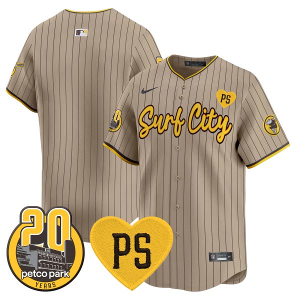 Men's Padres “For Peter” & Petco Park 20th Patch Vapor Premier Limited Jersey V3 - All Stitched - Image 21