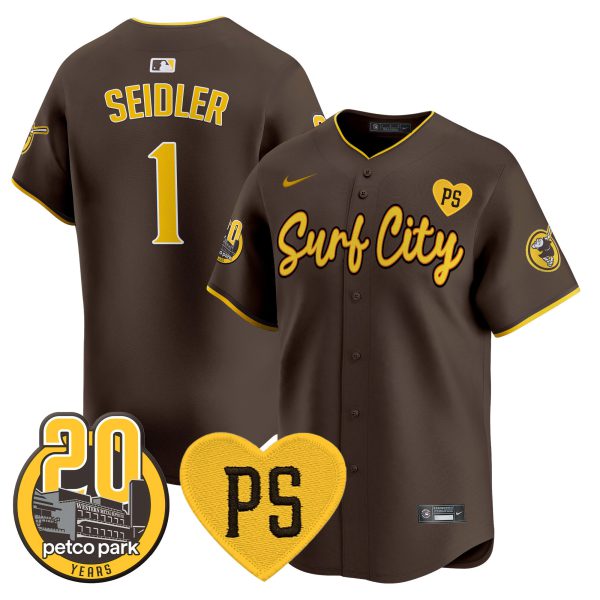 Men's Padres “For Peter” & Petco Park 20th Patch Vapor Premier Limited Jersey V3 - All Stitched - Image 24