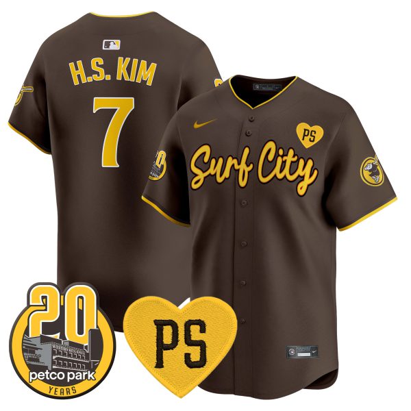 Men's Padres “For Peter” & Petco Park 20th Patch Vapor Premier Limited Jersey V3 - All Stitched - Image 25