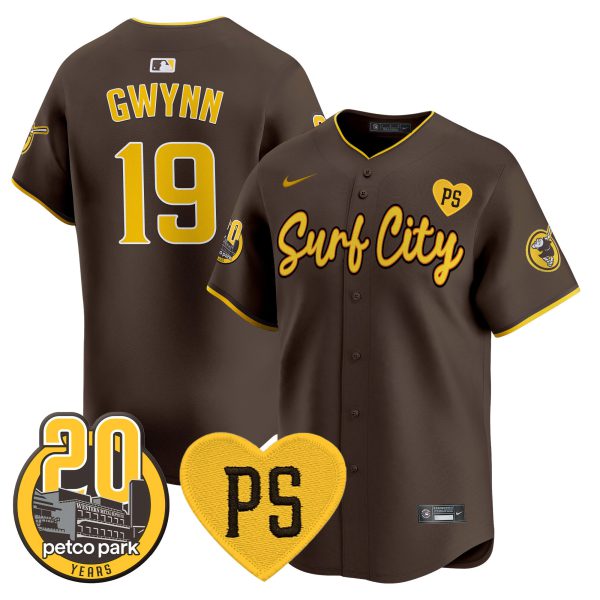 Men's Padres “For Peter” & Petco Park 20th Patch Vapor Premier Limited Jersey V3 - All Stitched - Image 27