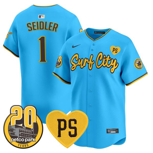 Men's Padres “For Peter” & Petco Park 20th Patch Vapor Premier Limited Jersey V3 - All Stitched - Image 31