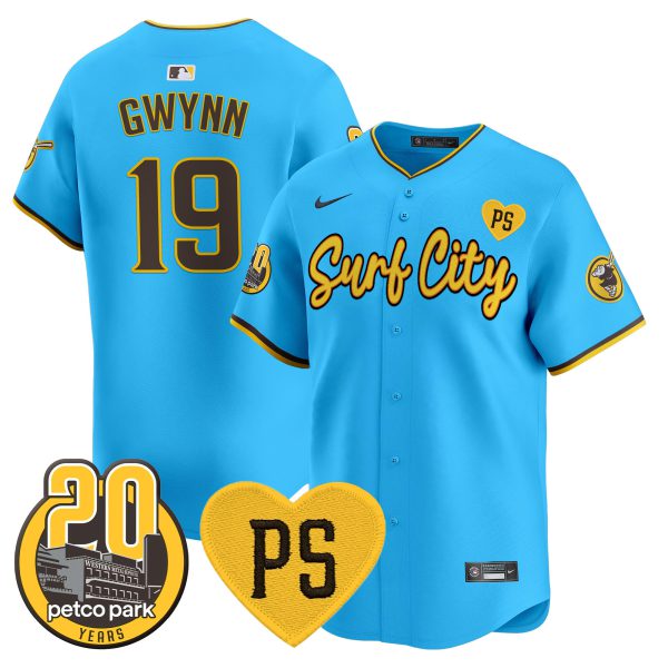 Men's Padres “For Peter” & Petco Park 20th Patch Vapor Premier Limited Jersey V3 - All Stitched - Image 34
