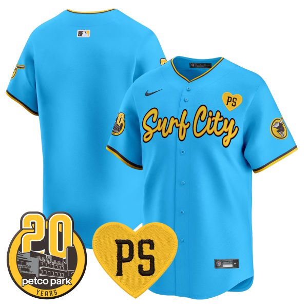 Men's Padres “For Peter” & Petco Park 20th Patch Vapor Premier Limited Jersey V3 - All Stitched - Image 35