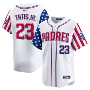 Men's San Diego Padres 2025 Independence Day Vapor Premier Limited Jersey - All Stitched