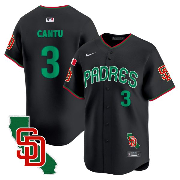Men's Padres Mexico California Patch Vapor Premier Limited Jersey V4 – All Stitched - Image 15