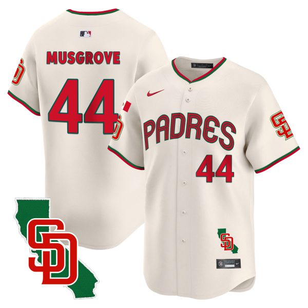 Men's Padres Mexico California Patch Vapor Premier Limited Jersey V4 – All Stitched - Image 22