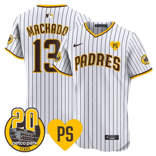 Men's Padres “For Peter” & Petco Park 20th Patch Vapor Premier Elite Jersey - All Stitched - Image 13