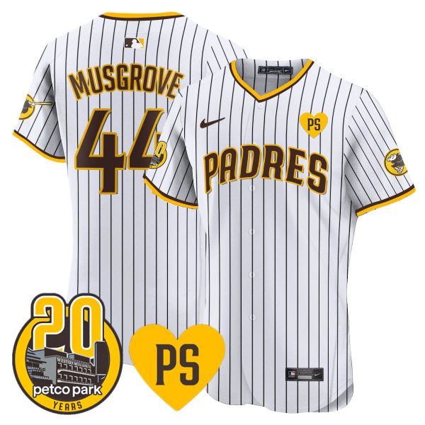 Men's Padres “For Peter” & Petco Park 20th Patch Vapor Premier Elite Jersey - All Stitched - Image 15