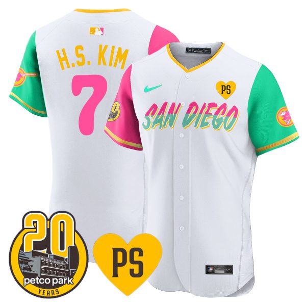 Men's Padres “For Peter” & Petco Park 20th Patch Vapor Premier Elite Jersey - All Stitched - Image 26