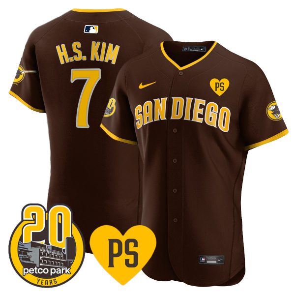 Men's Padres “For Peter” & Petco Park 20th Patch Vapor Premier Elite Jersey - All Stitched - Image 32