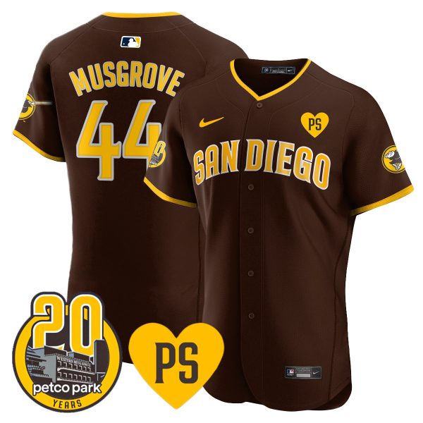 Men's Padres “For Peter” & Petco Park 20th Patch Vapor Premier Elite Jersey - All Stitched - Image 33