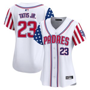 Women's San Diego Padres 2025 Independence Day Vapor Premier Limited Jersey - All Stitched