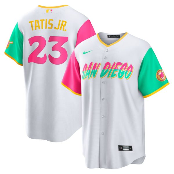 Fernando Tatis Jr. San Diego Padres City Connect Jersey - All Stitched - Image 2