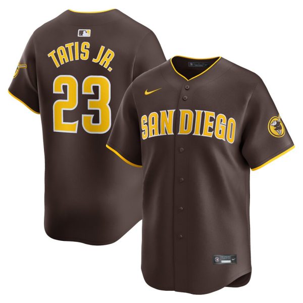 Fernando Tatis Jr. San Diego Padres Brown Jersey - All Stitched