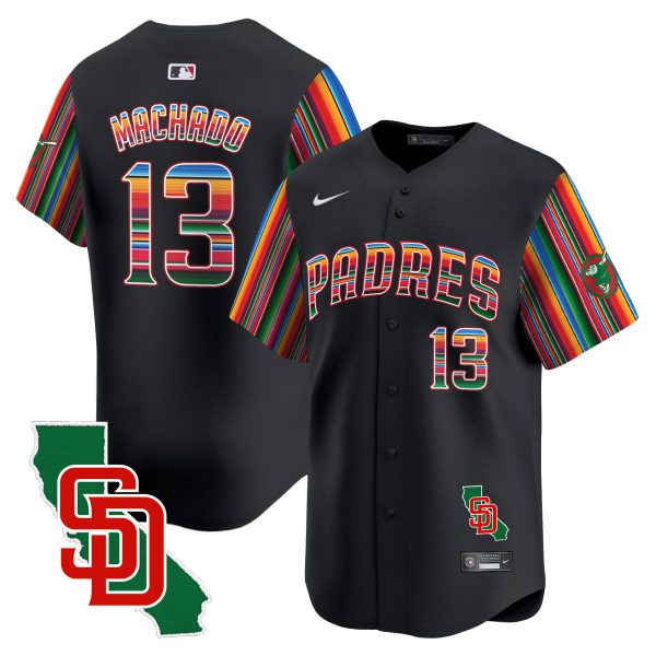 Men's Padres Mexico California Patch Vapor Premier Limited Jersey V6 – All Stitched - Image 9