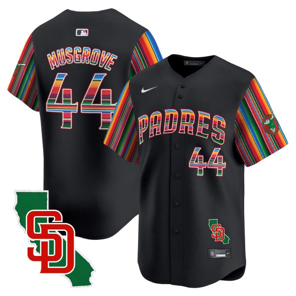 Men's Padres Mexico California Patch Vapor Premier Limited Jersey V6 – All Stitched - Image 12