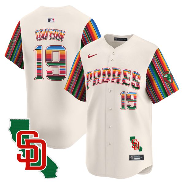 Men's Padres Mexico California Patch Vapor Premier Limited Jersey V6 – All Stitched - Image 20
