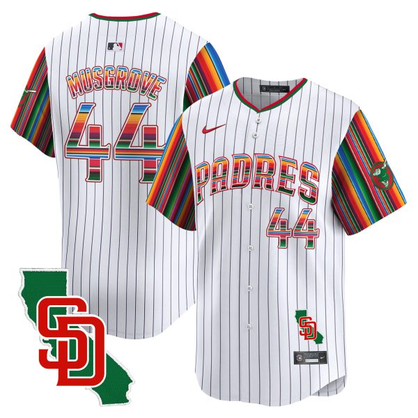 Men's Padres Mexico California Patch Vapor Premier Limited Jersey V6 – All Stitched - Image 26