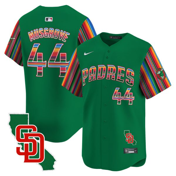 Men's Padres Mexico California Patch Vapor Premier Limited Jersey V6 – All Stitched - Image 33