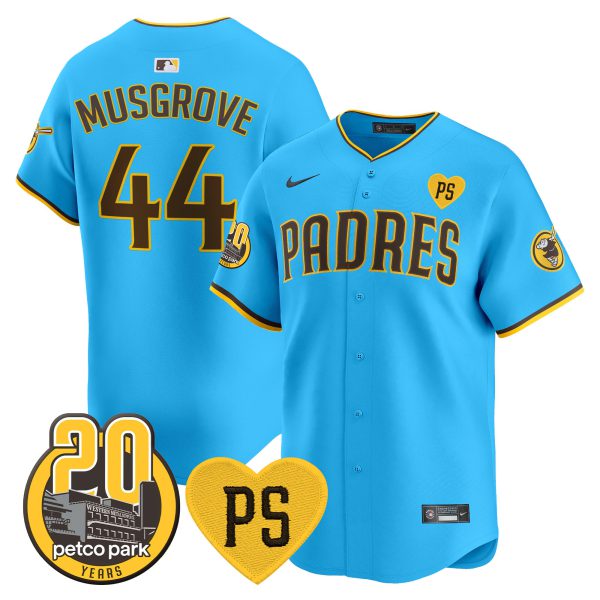 Men's Padres “For Peter” & Petco Park 20th Patch Vapor Premier Limited Jersey V2 – All Stitched - Image 12