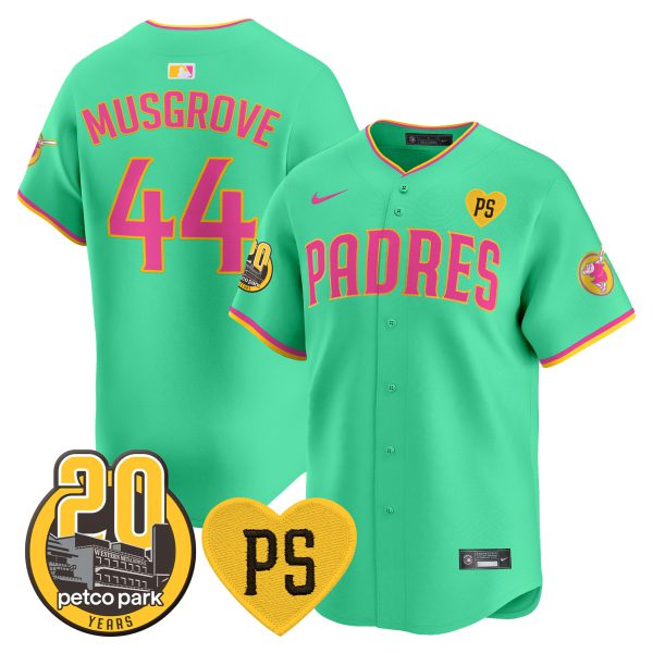 Men's Padres “For Peter” & Petco Park 20th Patch Vapor Premier Limited Jersey V2 – All Stitched - Image 19