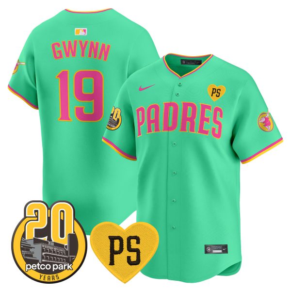 Men's Padres “For Peter” & Petco Park 20th Patch Vapor Premier Limited Jersey V2 – All Stitched - Image 20