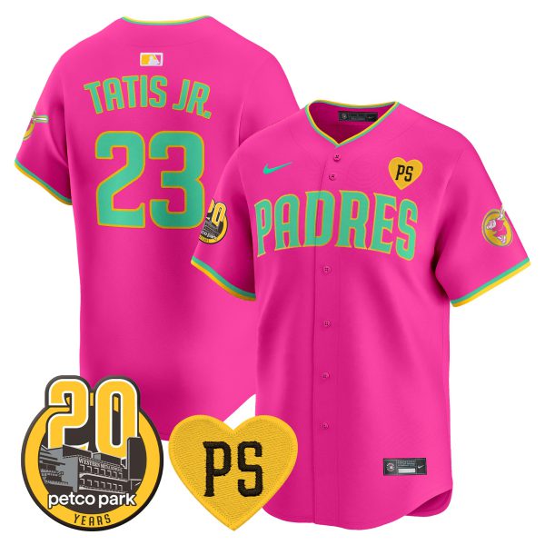 Men's Padres “For Peter” & Petco Park 20th Patch Vapor Premier Limited Jersey V2 – All Stitched - Image 22